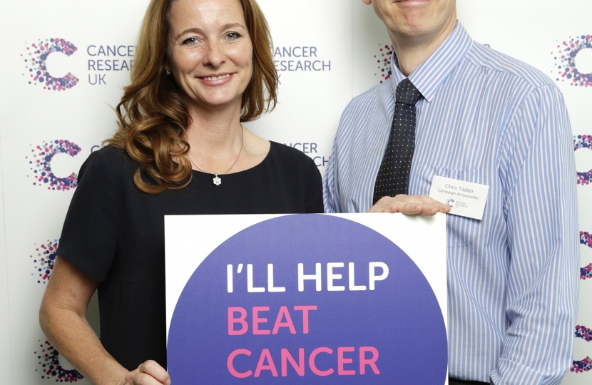 Gillian Keegan MP pledges to help beat Cancer sooner