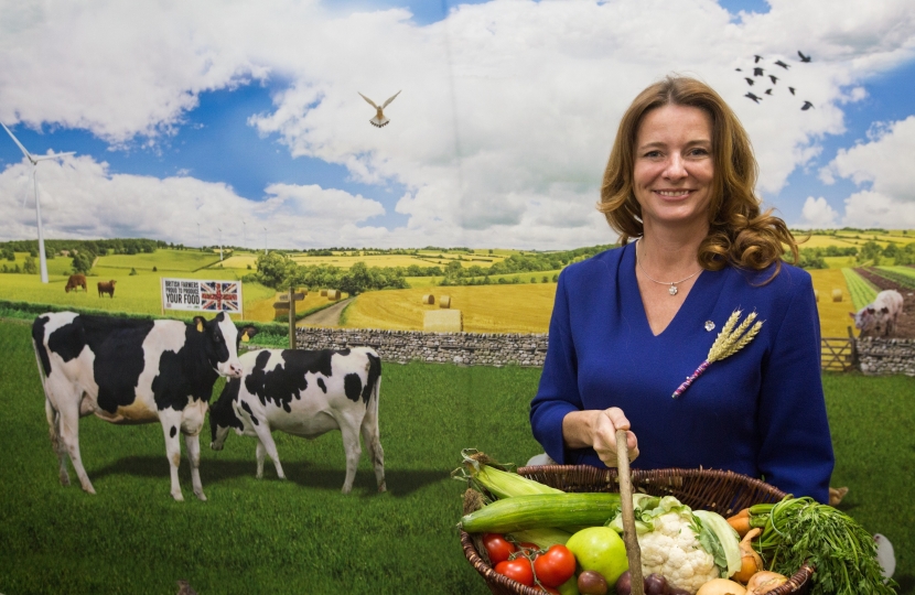 Gillian supporting British farmers