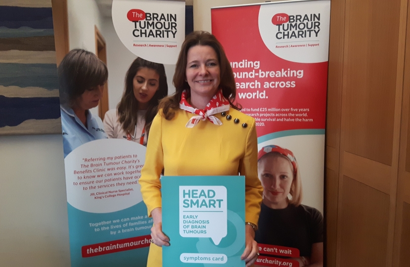 Gillian supporting Brain Tumour Awareness Month 