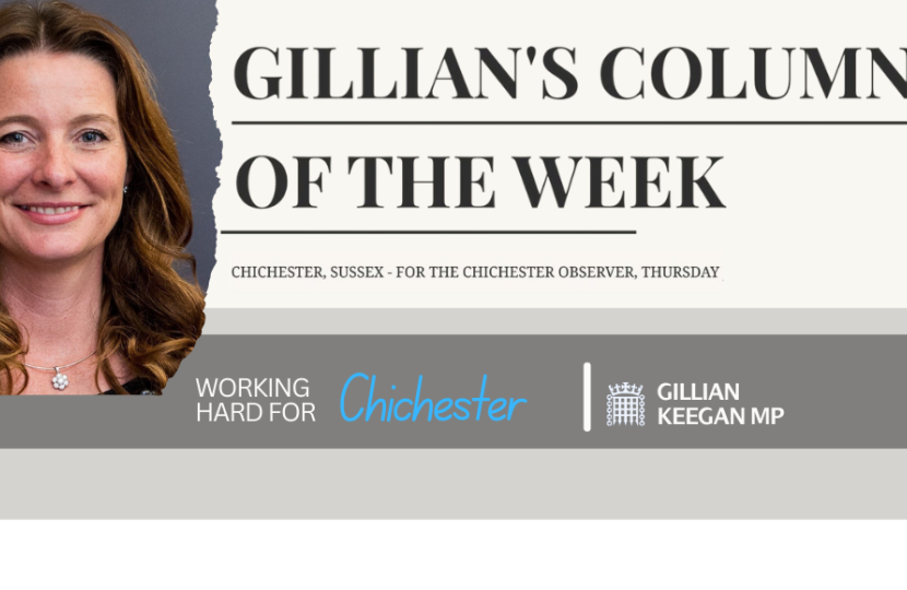 Gillian's weekly column