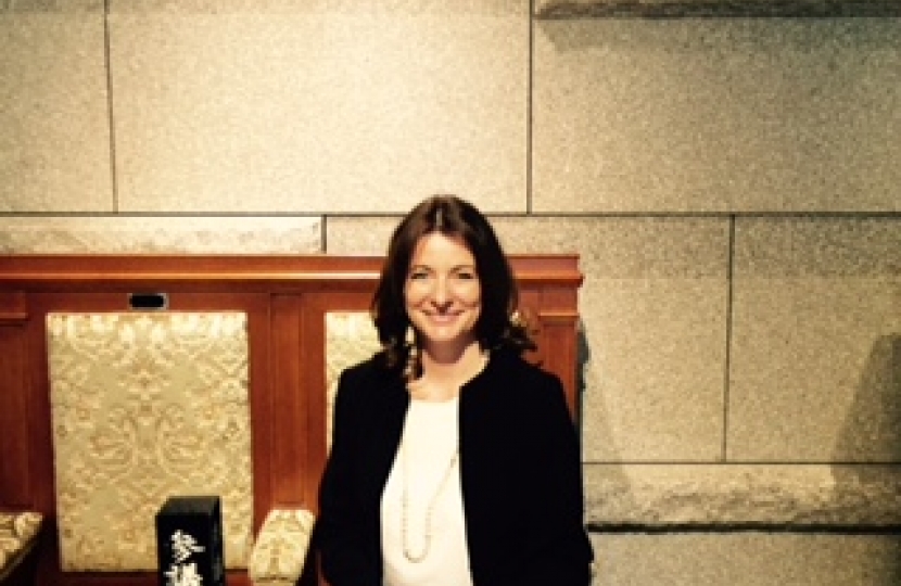 Gillian Keegan at the House of Councillors, Japan