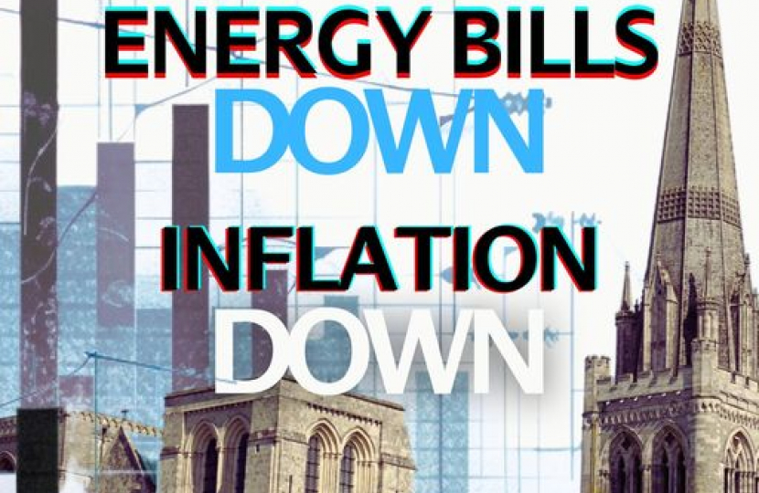 Inflation Decreasing Infographic