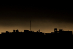 Cityscape with Light Pollution