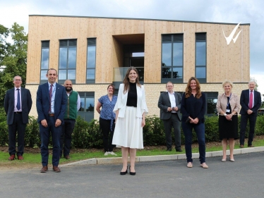 Group at Wiltshire College upgrade opening 