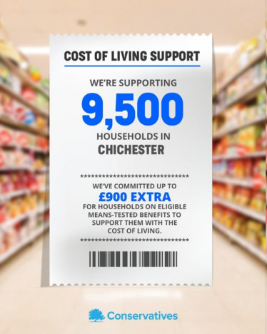 Cost of Living Support Infographic