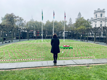 garden of remembrance in Parliament